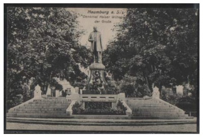 Naumburg Denkmal Kaiser Wilhelm vor 45