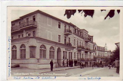 Ostseebad Bansin Seestraße Kurhaus Meeresstrand 1954