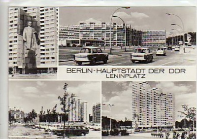 Berlin Friedrichshain Leninplatz 1972