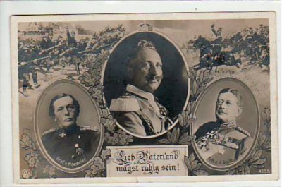 Adel Monarchie Kaiser Wilhelm der 2.,Graf Haeseler,Goltz 1915