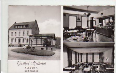 Alsdorf-Betzdorf Sieg Gasthof Hellertal ca 1960