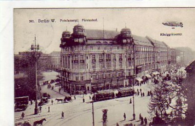 Berlin Mitte ,Strassenbahn,Potsdamer Platz,Luftschiff 1909