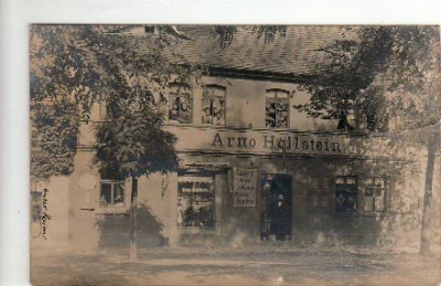 Allstedt Laden Foto Karte Arno Hollstein 1909