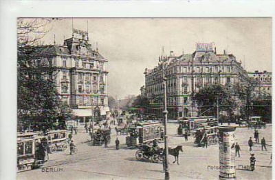 Berlin Mitte Potsdamer Platz Strassenbahn 1907