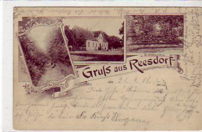 Reesdorf bei Altengrabow Gasthaus 1901