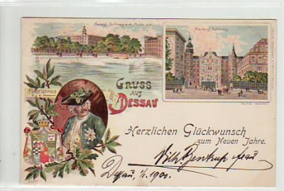 Dessau Litho AK von 1900