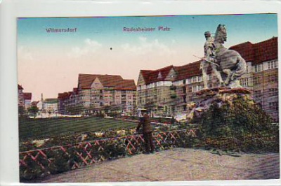 Berlin Wilmersdorf Rüdesheimer Platz ca 1915