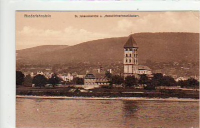 Niederlahnstein Kirche und Kloster ca 1915