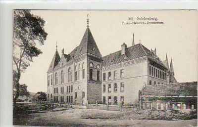 Berlin Schöneberg Prinz Heinrich Gymnasium ca 1915