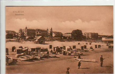 Ostseebad Ahlbeck Strand ca 1915