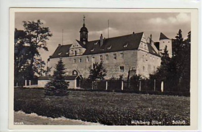 Mühlberg an der Elbe Schloss ca 1935