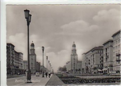 Berlin Friedrichshain Stalinallee 1960