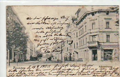 Berlin Spandau Adamstrasse 1903