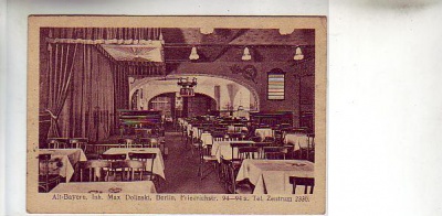 Berlin Mitte Restaurant Alt-Bayern Friedrichstraße 1924