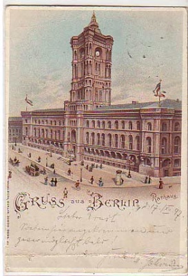 Berlin Mitte Litho 1897