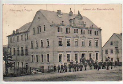 Altenberg im Erzgebirge Internat Eisenbahnschule 1913