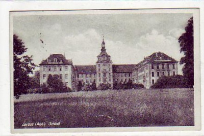 Zerbst , alte Ansichtskarten ,Schloß 1953