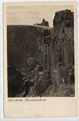 Schneegrubenbaude Baude Riesengebirge 1943