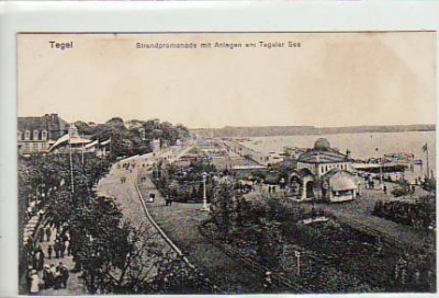 Berlin Tegel Strandpeomenade ca 1910