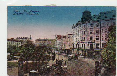 Lemberg Polen Marienplatz 1922