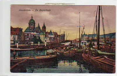 Amsterdam Niederlande De Ruyterkade 1912