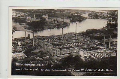 Berlin Köpenick Luftbild W. Spindler Werk ca 1930
