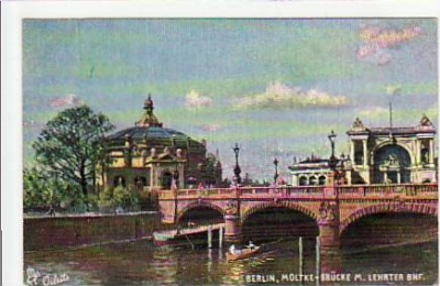 Berlin Tiergarten Moltke-Brücke 1909