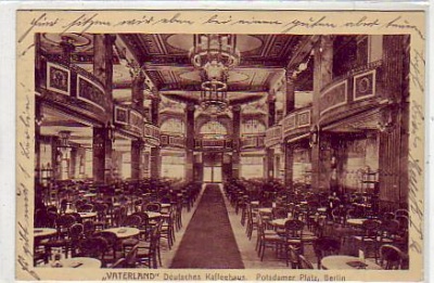 Berlin Mitte Cafe Vaterland 1914