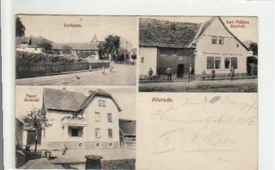 Alterode bei Hettstedt mit Gasthaus ca 1915