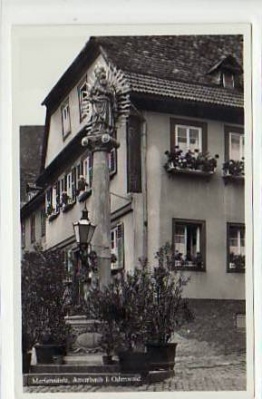 Amorbach im Odenwald Mariensäule ca 1930