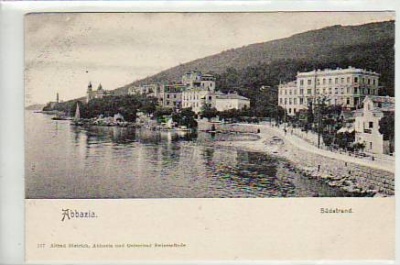 Abbazia Kroatien Südstrand ,Donaumonarchi ca 1900