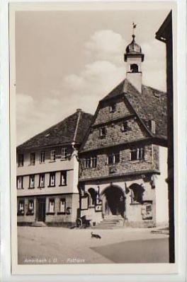 Amorbach im Odenwald Rathaus ca 1935