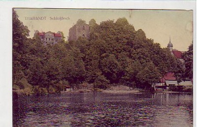 Tharandt in Sachsen Schlossteich 1912