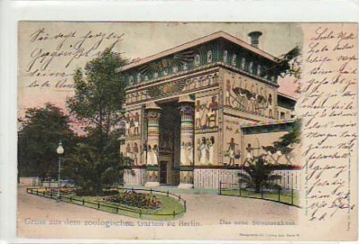 Berlin Tiergarten zoologischer Garten ca 1905