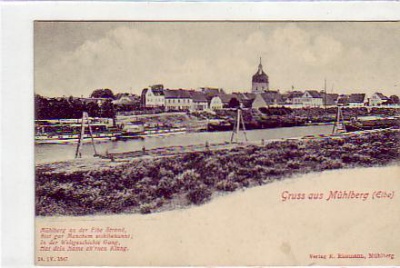 Mühlberg an der Elbe 1907