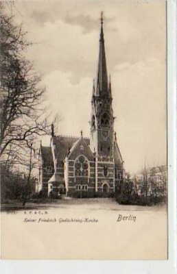 Berlin Tiergarten Kirche ca 1900
