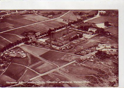 Viersen Nordrhein-Westfalen Luftbild Fabrik Spinnerei,Weberei