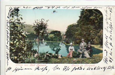 Bad Reinerz Schlesien Kurpark 1900