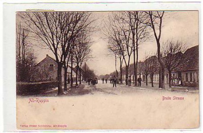 Alt-Ruppin Breite Strasse vor 1907