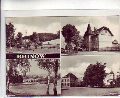Rhinow mit Bahnhof 1969
