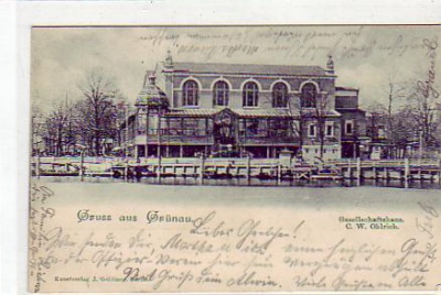Berlin Grünau Gesellschaftshaus 1900