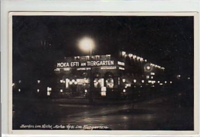 Berlin Tiergarten Moka Cafe 1938