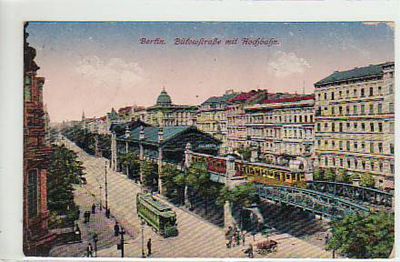 Berlin Schöneberg Hochbahn Bülowstraße 1915
