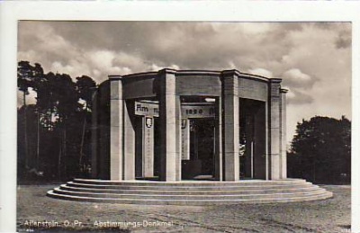 Allenstein Ostpreussen Denkmal ca 1930