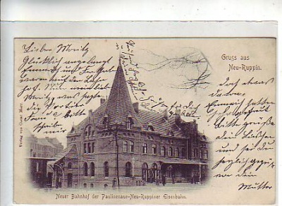 Neuruppin Bahnhof 1902