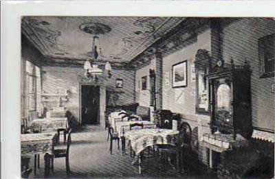 Altenbrak Bodetal,Harz Hotel Waldfrieden von innen 1908