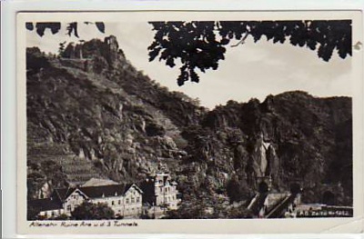 Altenahr Tunnel und Ruine Are 1932