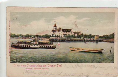 Berlin Tegel Strandschloss 1905