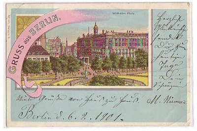 Berlin Mitte Litho 1901