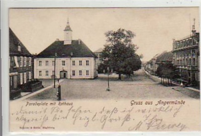 Angermünde Paradeplatz 1902